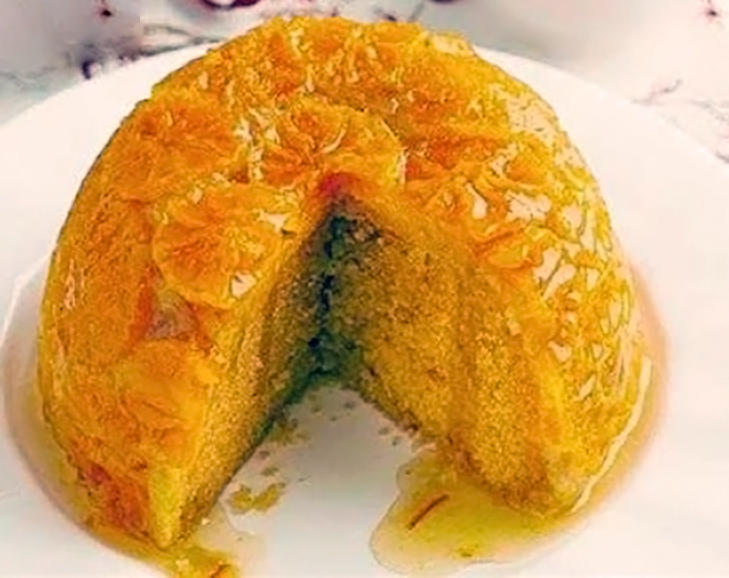 Orange and Ginger Steamed Cake
